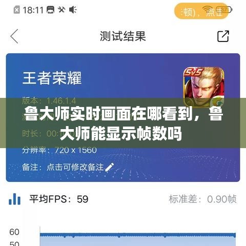 鲁大师实时画面在哪看到，鲁大师能显示帧数吗 