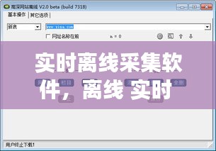 实时离线采集软件，离线 实时 