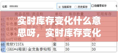 实时库存变化什么意思呀，实时库存变化什么意思呀 
