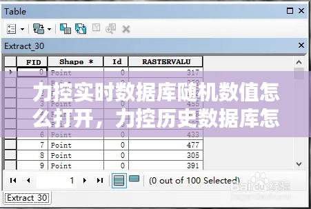 力控实时数据库随机数值怎么打开，力控历史数据库怎么建 