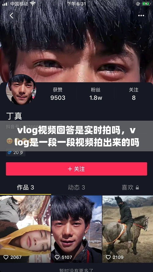 vlog视频回答是实时拍吗，vlog是一段一段视频拍出来的吗 