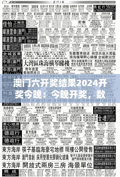 澳门六开奖结果2024开奖今晚：今晚开奖，数字的神秘面纱