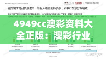 4949cc澳彩资料大全正版：澳彩行业最新趋势，一网打尽