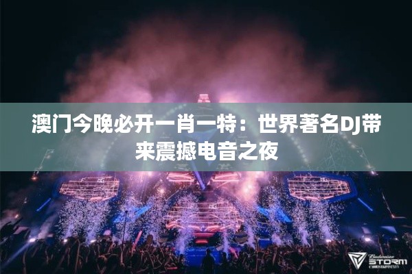 澳门今晚必开一肖一特：世界著名DJ带来震撼电音之夜