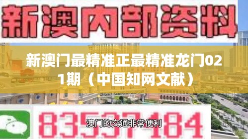 新澳门最精准正最精准龙门021期（中国知网文献）