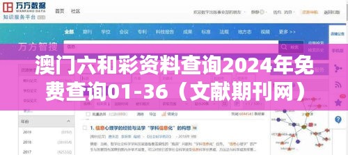 澳门六和彩资料查询2024年免费查询01-36（文献期刊网）
