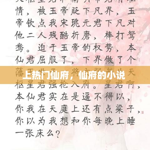 上热门仙府，仙府的小说 