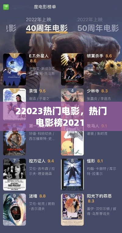 22023热门电影，热门电影榜2021 