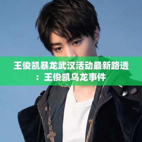 王俊凯暴龙武汉活动最新路透：王俊凯乌龙事件 
