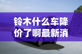 铃木什么车降价了啊最新消息：铃木哪款车最便宜实用 