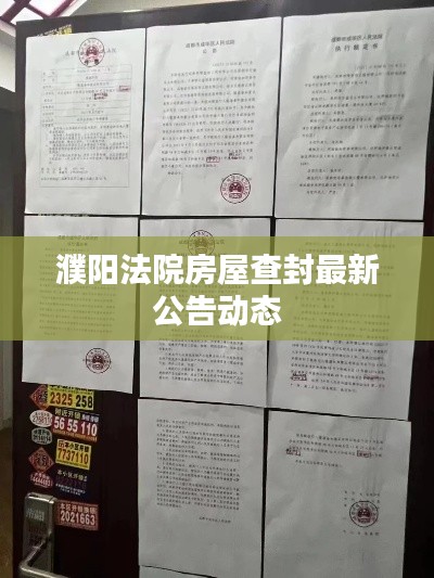 濮阳法院房屋查封最新公告动态