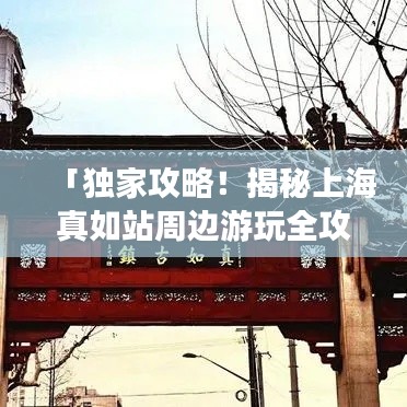 「独家攻略！揭秘上海真如站周边游玩全攻略」