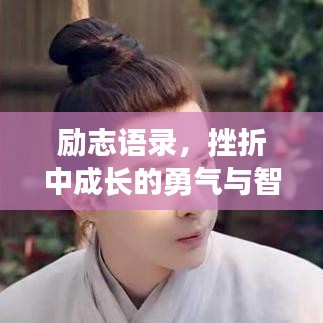 励志语录，挫折中成长的勇气与智慧，失败后的重生之路