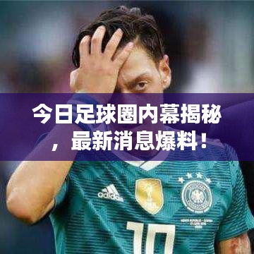 今日足球圈内幕揭秘，最新消息爆料！