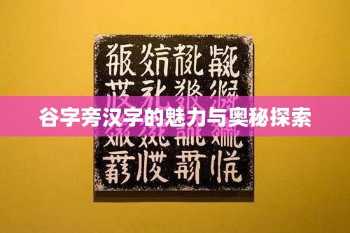 谷字旁汉字的魅力与奥秘探索
