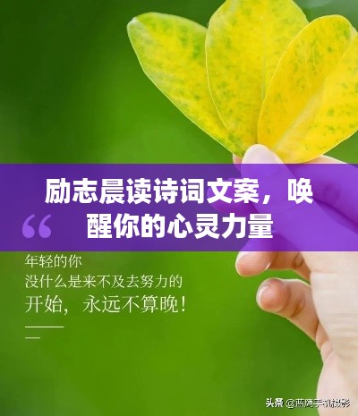 励志晨读诗词文案，唤醒你的心灵力量