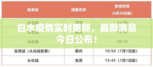 白水疫情实时更新，最新消息今日公布！