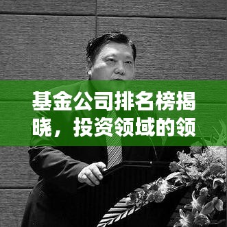 基金公司排名榜揭晓，投资领域的领军者