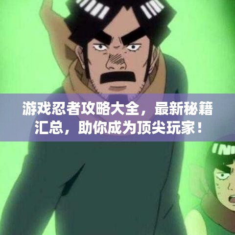 游戏忍者攻略大全，最新秘籍汇总，助你成为顶尖玩家！