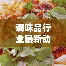 调味品行业最新动态，今日热点一网打尽！