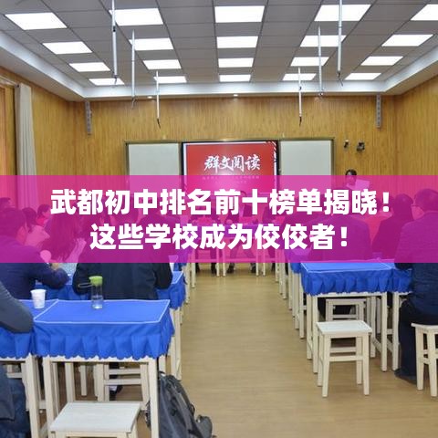 武都初中排名前十榜单揭晓！这些学校成为佼佼者！