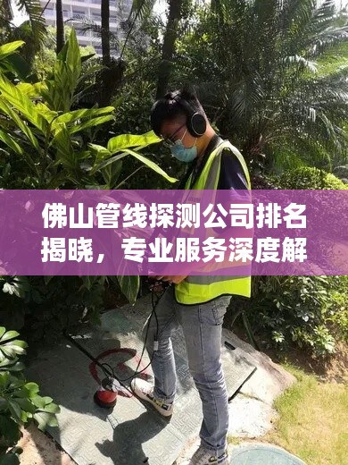 佛山管线探测公司排名揭晓，专业服务深度解析