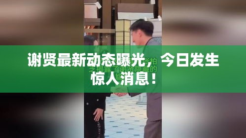 谢贤最新动态曝光，今日发生惊人消息！