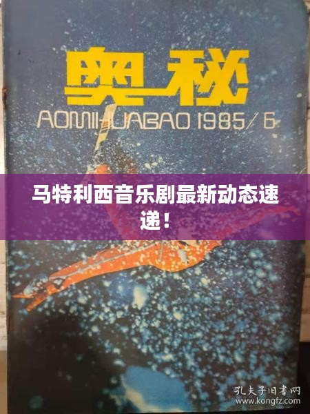 马特利西音乐剧最新动态速递！