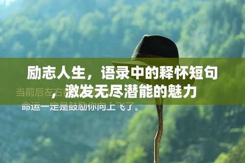 励志人生，语录中的释怀短句，激发无尽潜能的魅力
