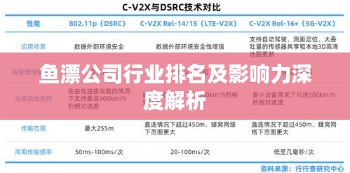 鱼漂公司行业排名及影响力深度解析