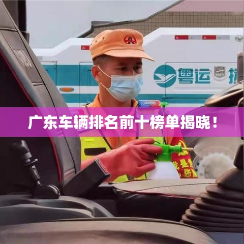 广东车辆排名前十榜单揭晓！