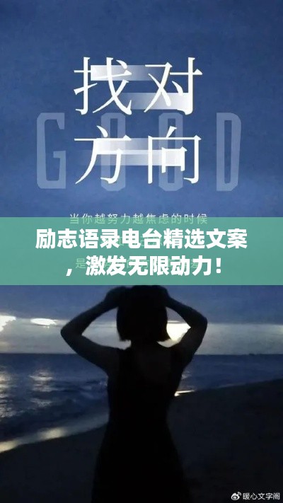 励志语录电台精选文案，激发无限动力！