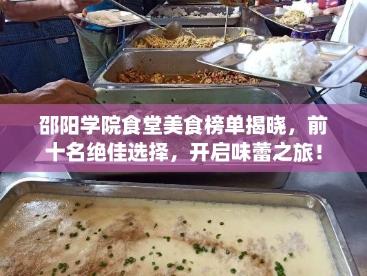 邵阳学院食堂美食榜单揭晓，前十名绝佳选择，开启味蕾之旅！