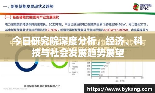 今日研究院深度分析，经济、科技与社会发展趋势展望