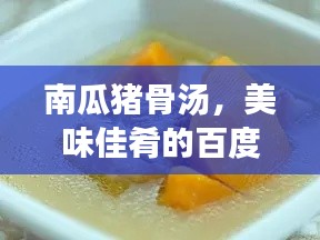 南瓜猪骨汤，美味佳肴的百度解读与制作指南