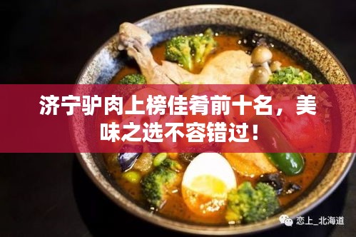 济宁驴肉上榜佳肴前十名，美味之选不容错过！