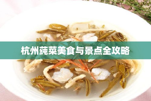 杭州莼菜美食与景点全攻略