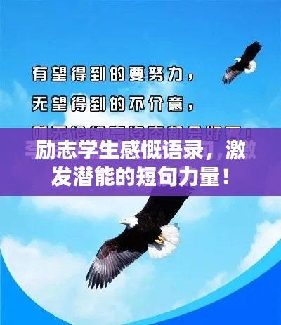 励志学生感慨语录，激发潜能的短句力量！