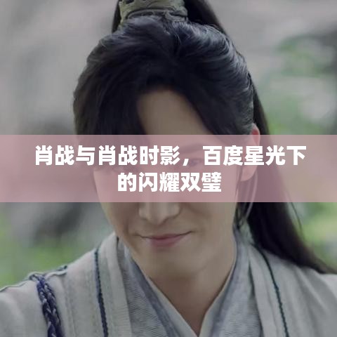 肖战与肖战时影，百度星光下的闪耀双璧