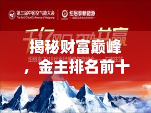 揭秘财富巅峰，金主排名前十强背后的力量解析