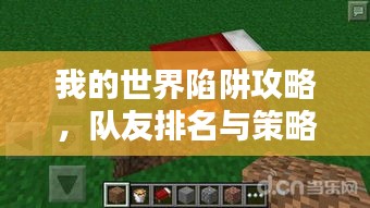 我的世界陷阱攻略，队友排名与策略深度解析