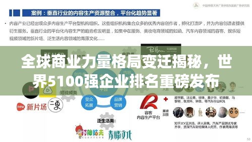 全球商业力量格局变迁揭秘，世界5100强企业排名重磅发布