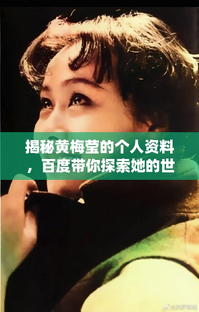 揭秘黄梅莹的个人资料，百度带你探索她的世界！