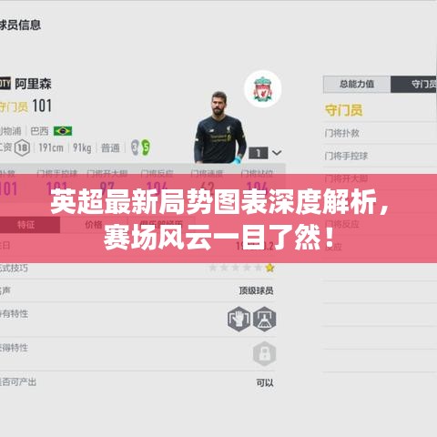 英超最新局势图表深度解析，赛场风云一目了然！