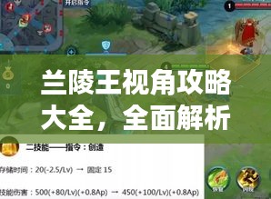 兰陵王视角攻略大全，全面解析最新战术技巧