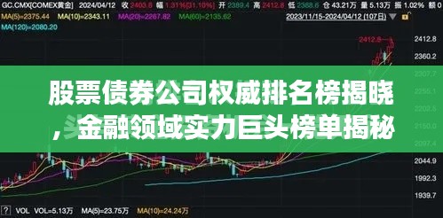 股票债券公司权威排名榜揭晓，金融领域实力巨头榜单揭秘！