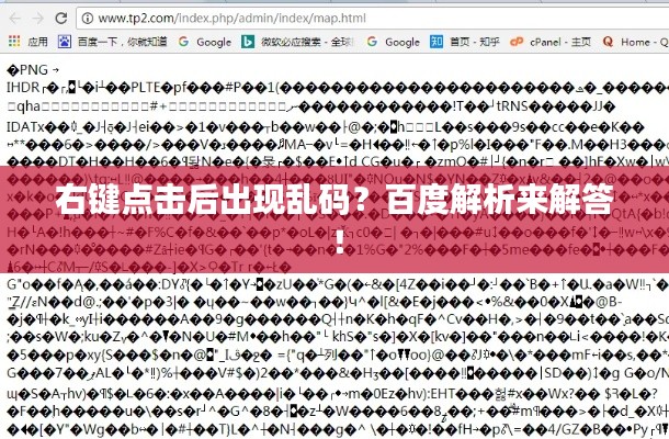 右键点击后出现乱码？百度解析来解答！
