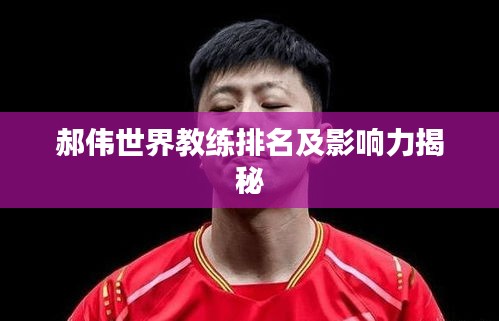 郝伟世界教练排名及影响力揭秘