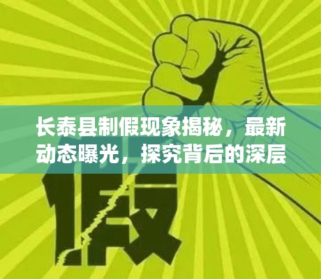 长泰县制假现象揭秘，最新动态曝光，探究背后的深层次原因
