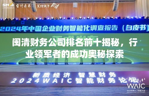 闽清财务公司排名前十揭秘，行业领军者的成功奥秘探索